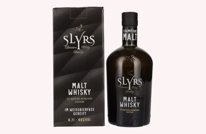 Slyrs FC Bayern München Champions Malt Whisky 40% Vol. 0,7l in Geschenkbox