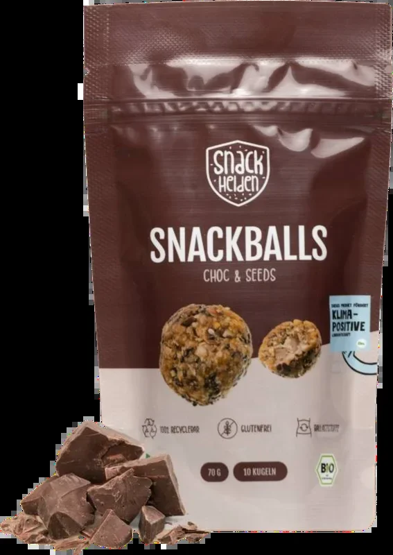 Snackhelden Snackballs – Choc & Seeds