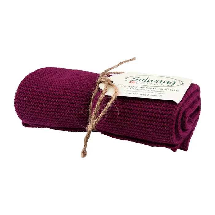 Solwang | Handtuch | Dunkel Bordeaux Rot