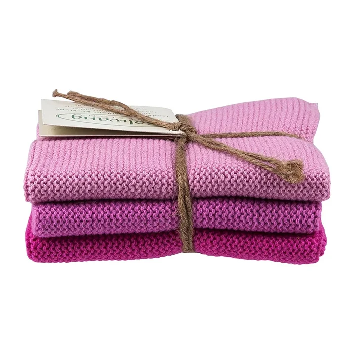 Solwang | Wischtücher 3er Set | Rosa Kombi