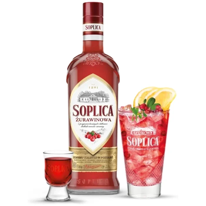 Soplica Cranberry Wodka 28% 0,5L