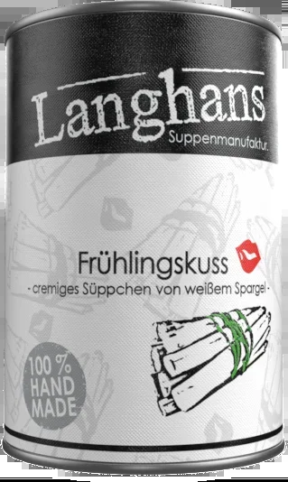 Frühlingskuss Cremiges Süppchen von weißem Spargel