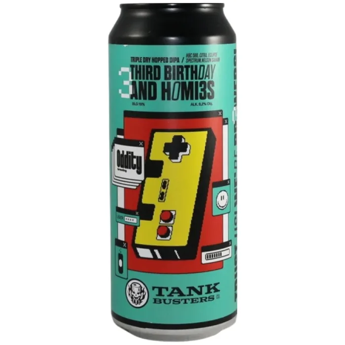TANKBUSTERS THIRD BRITHDAY UND HOMIES X ODDITY -Dreifach gehopfter DIPA