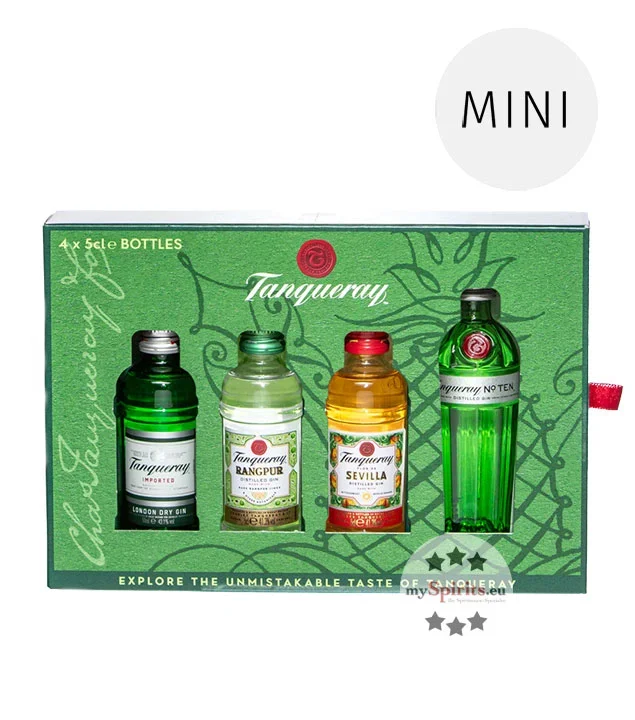 Tanqueray Exploration Pack Gin-Miniaturenset