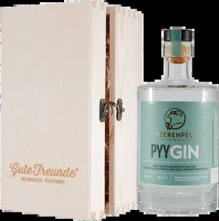Teerenpeli Pyy Gin with wooden gift box
