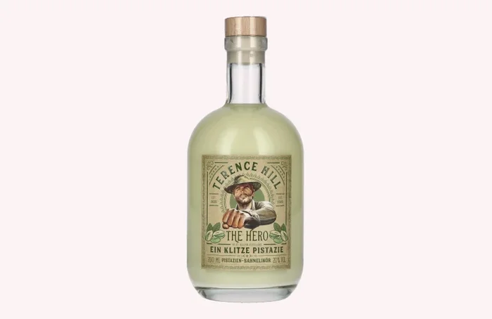 Terence Hill THE HERO EIN KLITZE PISTAZIE Sahne Likör 20% Vol. 0,7l