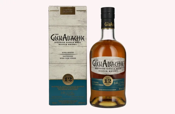 The GlenAllachie 12 Years Old SAUTERNES WINE CASK FINISH Limited Edition 48% Vol. 0,7l in Geschenkbox
