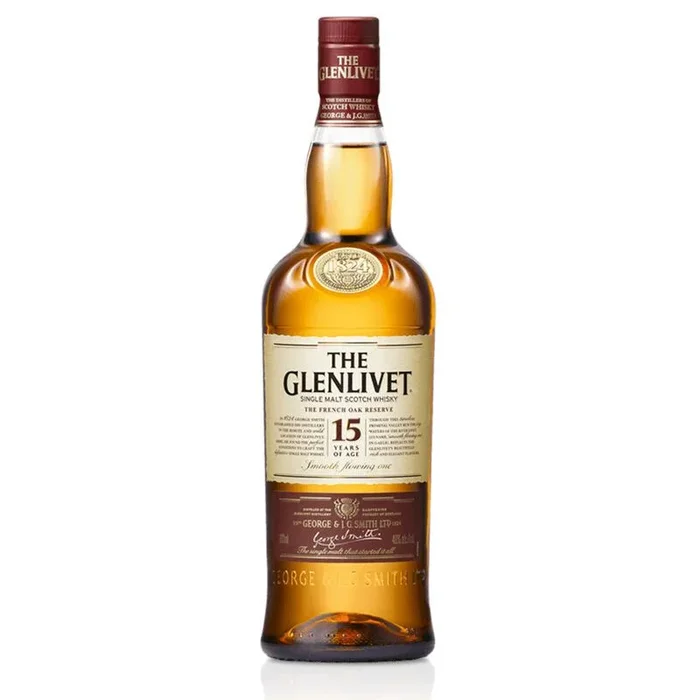 The Glenlivet 15 Years French Oak Reserve – Single Malt Scotch Whisky Flasche (0,7 Liter)