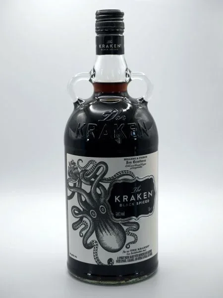 The Kraken, Black Spiced Rum ist eine originelle Flasche