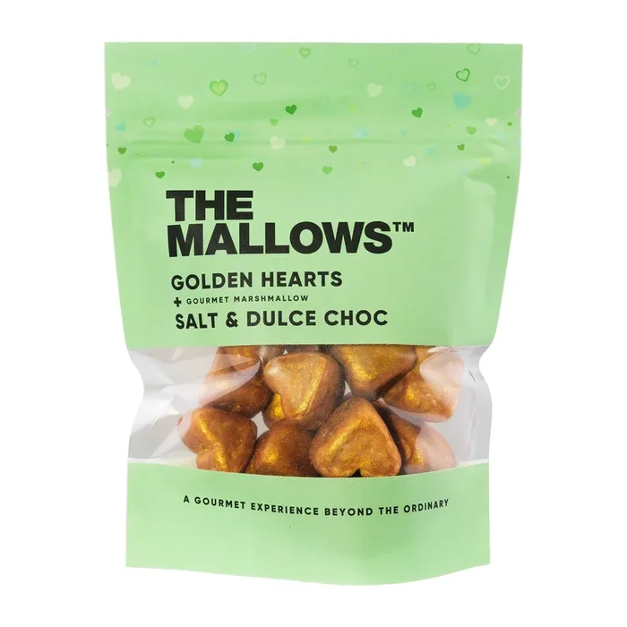 The Mallows Hearts | goldene Marshmallow Herzen | 90g