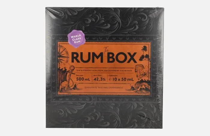 The Rum Box Purple Edition 42,3% Vol. 10×0,05l in Geschenkbox