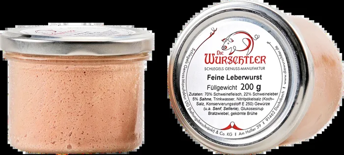 The Wurschtler Fine liver sausage with fried onion