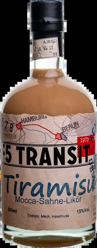 Tiramisu liqueur No. 5579 – Mocha cream liqueur – F5 Transit
