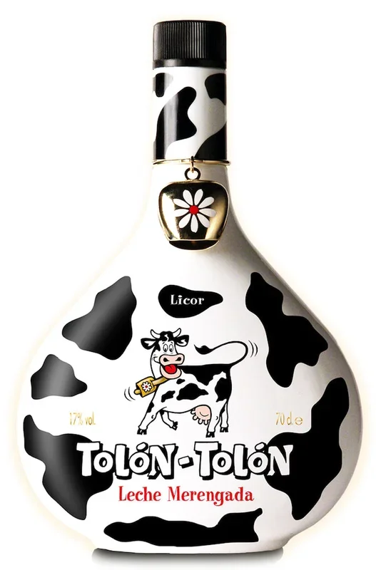 Tolon-Tolon Leche Merengada. Meringuierte Milch Likör in Geschenkverpackung. 0,7l, 17% Vol.