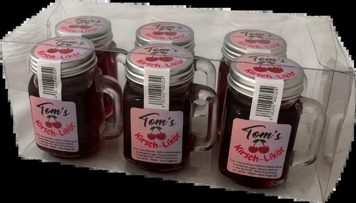 Tom’s Henkelmännchen SIXPACK cherry liqueur