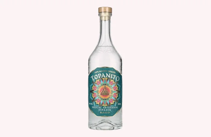 Topanito Mezcal Artesanal Blanco 100% Mague Espadín 40% Vol. 0,7l
