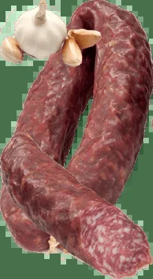 Traditionelle Knoblauch-Salami Meraner Metzgerei