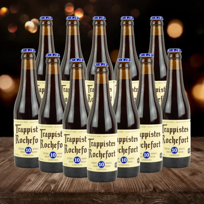 Trappistes Rochefort 10 Belgian Trappist Beer 330ml Bottles – 11.3% ABV (12 Multipack)