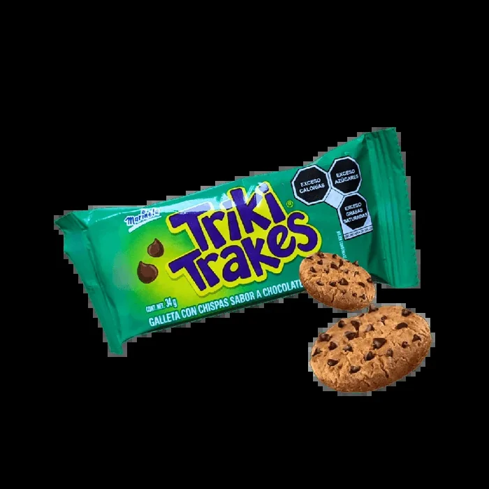 Triki Trakes Schokoladen Cookie Kekse 4 Stk von Marinela 34g