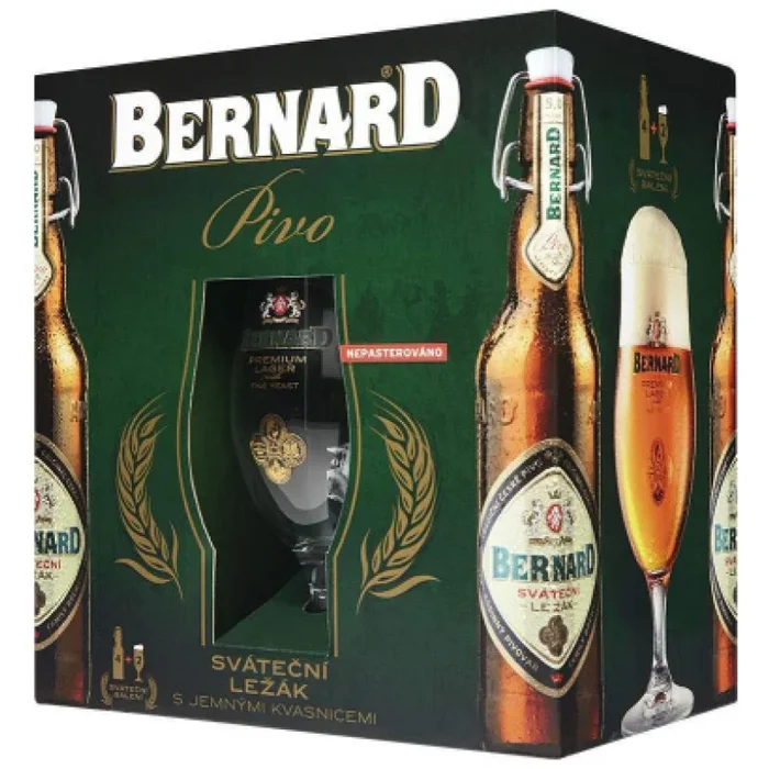 TSCHECHISCHE REPUBLIK 4er SET BERNARD 12 SVATECNI BIER + 2 BIER