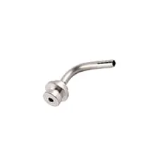Tülle LW 4 mm mit Bund/Ansatz gebogen Edelstahl