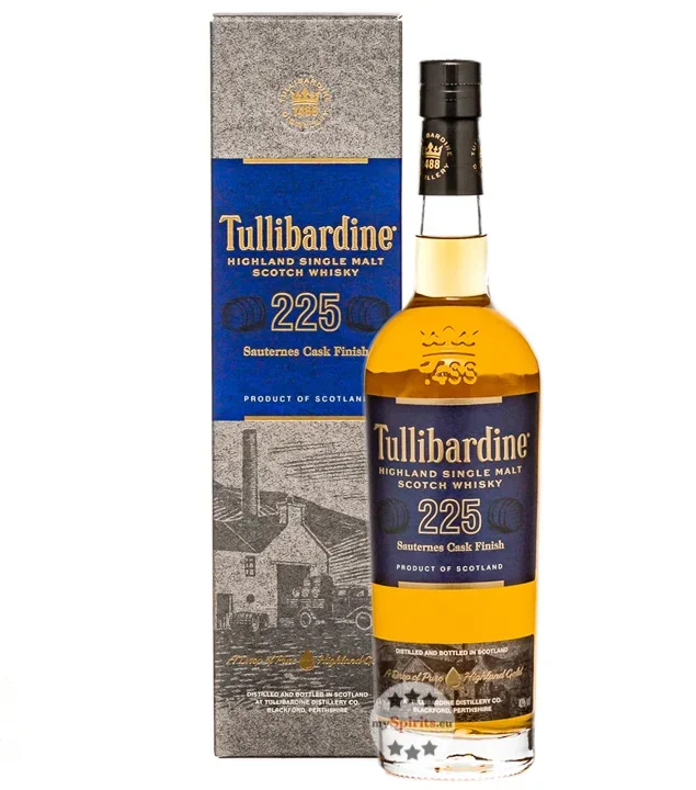 Tullibardine 225 Sauternes Cask Finish Highland Single Malt Whisky