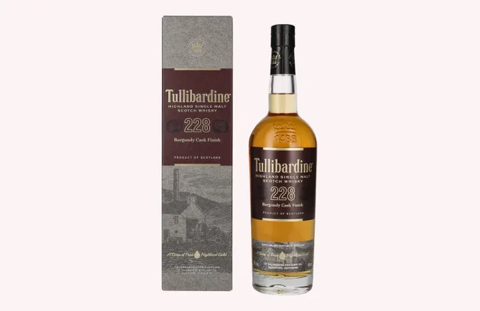 Tullibardine 228 Burgundy Finish Highland Single Malt Scotch Whisky 43% Vol. 0,7l in Geschenkbox