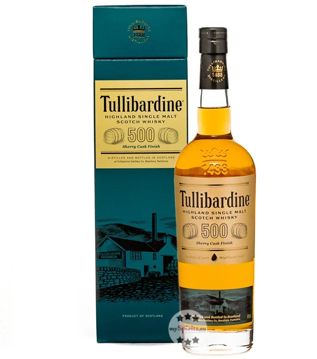 Tullibardine 500 Sherry Cask Finish Highland Single Malt Whisky
