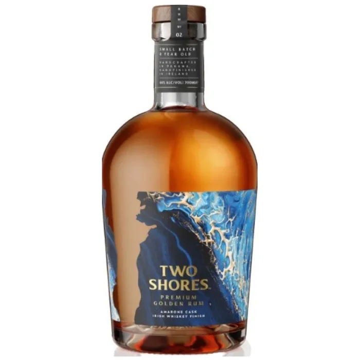 TWO SHORES – Premium Golden Rum Amarone Fass Irish Whisky Finish – 43%