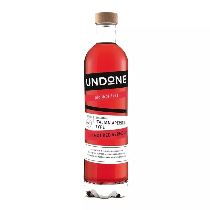 Undone No.9 Italian Aperitif Type – Not Red Vermouth – alkoholfrei Flasche (0,7 Liter)