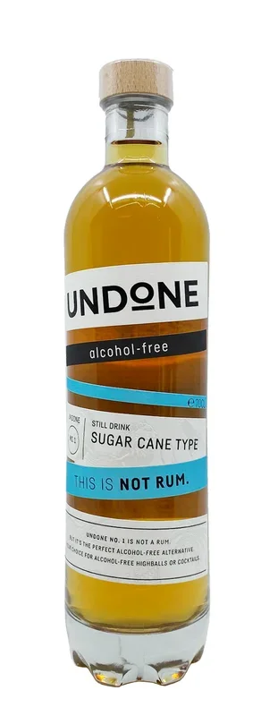 Undone Sugar Cane Type – This is not Rum – alkoholfreie Rum Alternative No.1 0,7l