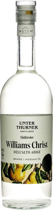 Unterthurner S�dtiroler Williams Christ 0,5 Liter 40 % Vol.
