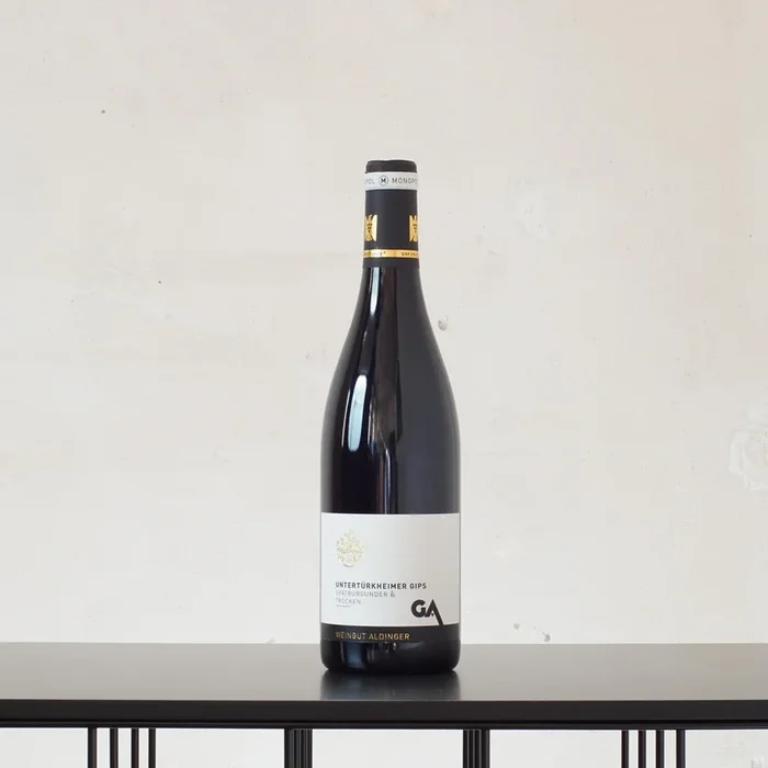 Untertürkheimer Gips Spätburgunder Erste Lage Qualitätswein trocken 2023 – Weingut Aldinger – 0,75l