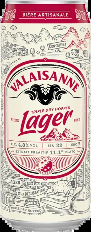 Valaisanne Lager 4.8% – 6 x 50 cl Dose