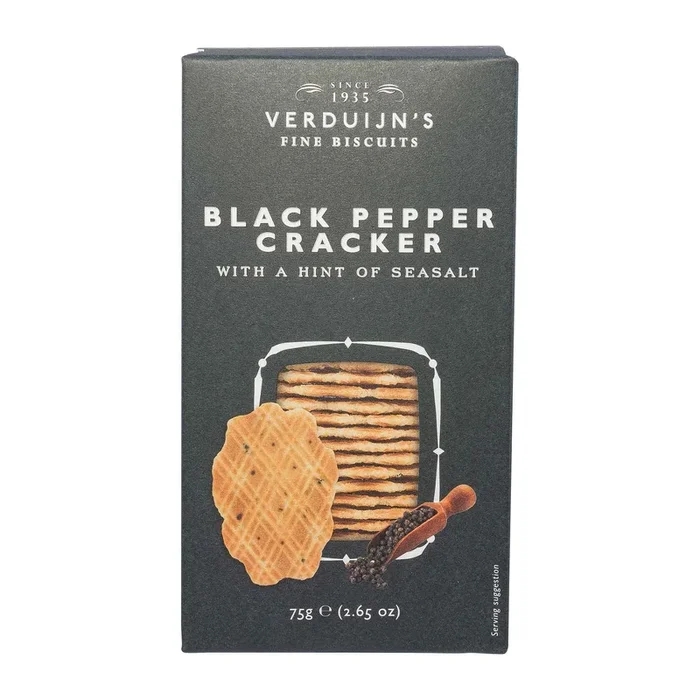 Verduijn’s | Black Pepper Cracker | 75g