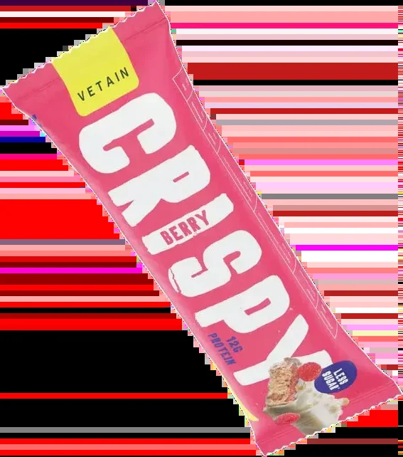 Vetain CRISPY Vegan Protein Bar Berry