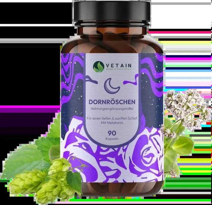 Vetain Dornröschen Kapseln mit Melatonin & Vitamin B-Komplex