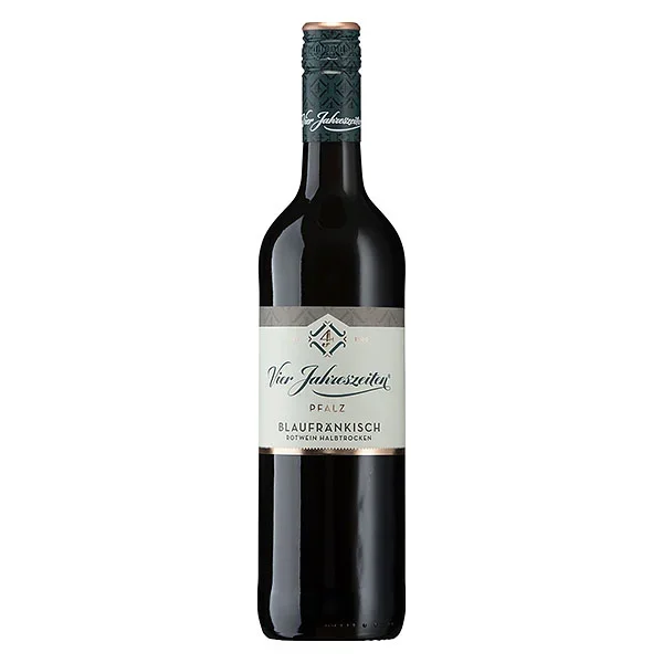 Vier Jahreszeiten Blaufränkisch Deutscher Qualitätswein halbtrocken 0,75L
