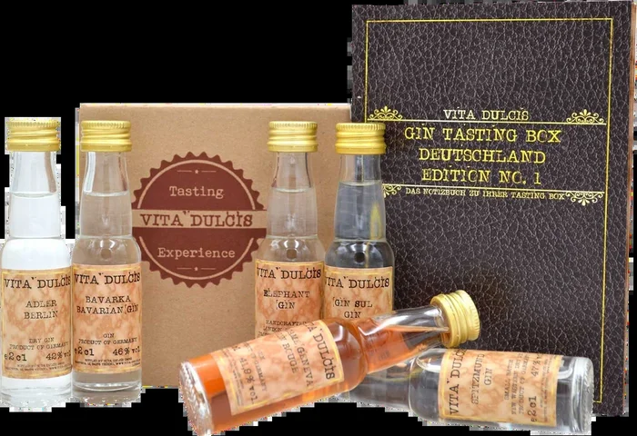 Vita Dulcis Gin Tasting Box: Deutschland (6x Gin Minis)