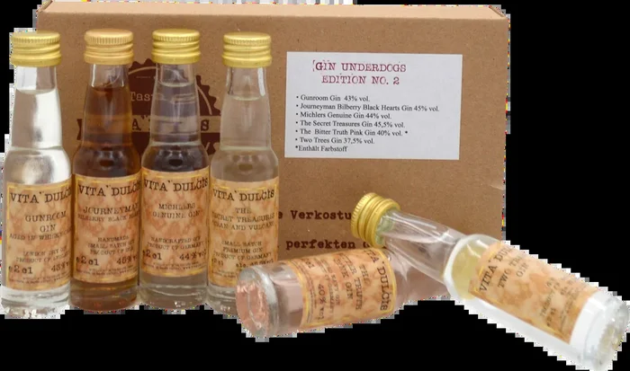 Vita Dulcis Gin Tasting Box: Underdogs Edition No.2 (6x Gin Minis)