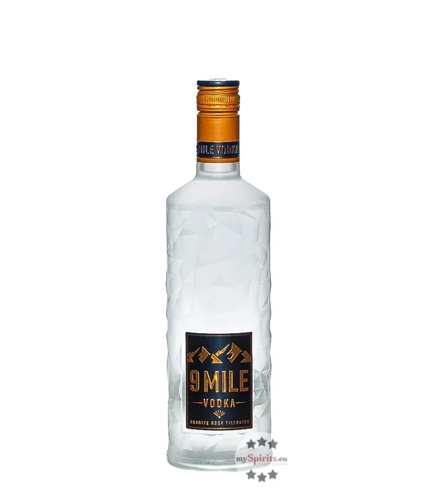 Vodka 9 Mile 0,7 L mit LED – Granitgefilterter Wodka