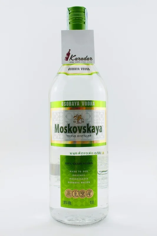 Vodka Moskovskaya 38% vol. Vodka