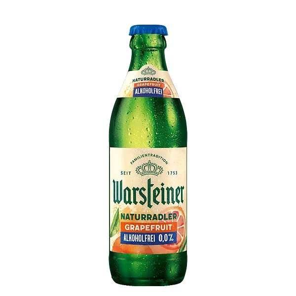 Warsteiner NaturRadler Grapefruit Alkoholfrei 24×0,33L