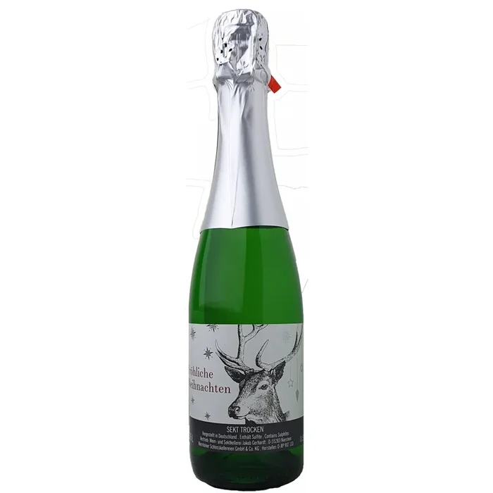 Weihnachtssekt trocken