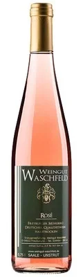 Wein Saale Unstrut Roséwein Dornfelder Rosé 2015 halbtrocken Weingut Waschfeld DQW Freyburger Mühlberg