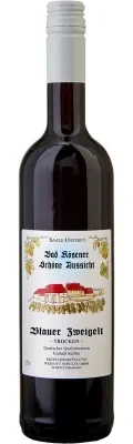 Wein Saale Unstrut Rotwein Blauer Zweigelt 2023 trocken Weingut Schulze Deutscher Qualitätswein Bad Kösener Schöne Aussicht