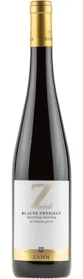 Wein Saale Unstrut Rotwein Blauer Zweigelt Holzfass 2023 trocken Thüringer Weingut Zahn Deutscher Qualitätswein Kaatschener Dachsberg