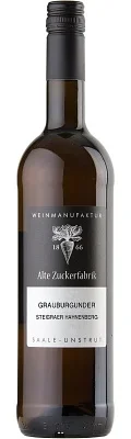 Wein Saale Unstrut Weißwein Grauburgunder 2019 trocken Weinmanufaktur Alte Zuckerfabrik Prädikatswein Spätlese Steigraer Hahnenberg