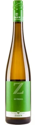 Wein Saale Unstrut Weißwein Gutedel 2023 feinherb Thüringer Weinhaus Zahn Deutscher Qualitätswein