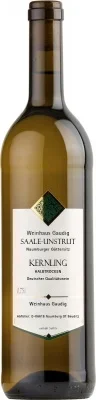 Wein Saale Unstrut Weißwein Kernling 2022 halbtrocken Weinhaus Gaudig Deutscher Qualitätswein Burgwerbener Herzogsberg